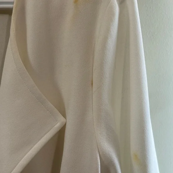 Suzy Shier Cream Open-Front Jacket - Picture 7 of 7